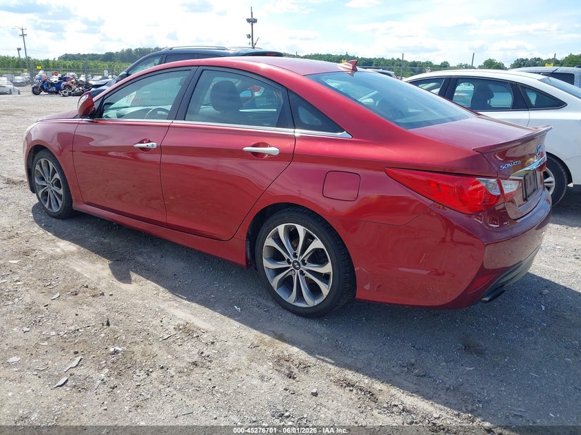 2014 Hyundai Sonata VIN 5NPEC4AB2EH862182 IAAI salvage auction — NORMAL WEAR, Clear (Pennsylvania), sold $375 on 2026-07-15 (photo 3)