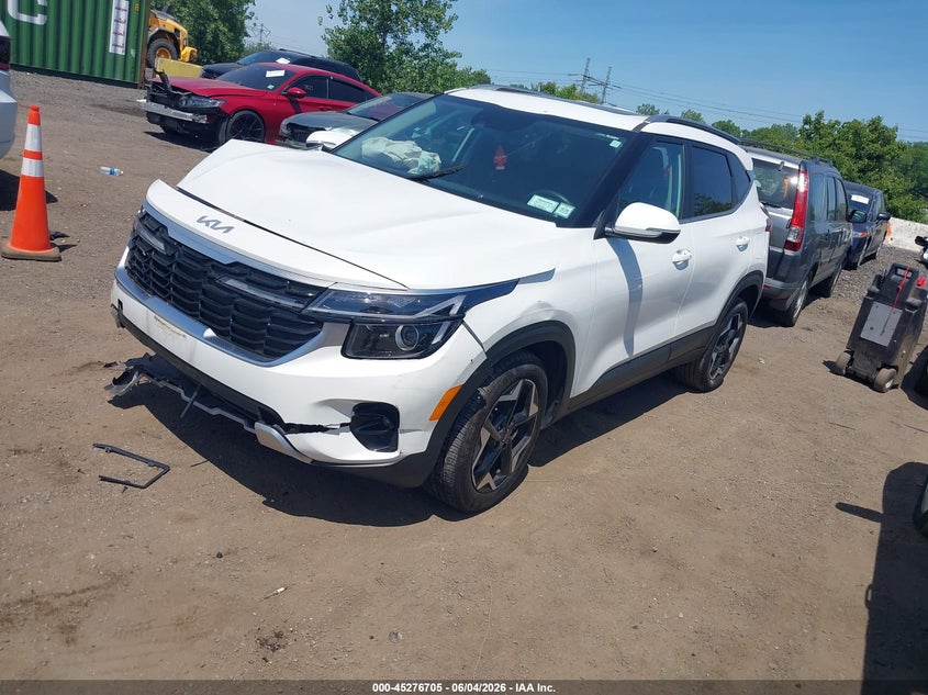 2025 Kia Seltos VIN KNDERCAA2S7708829 IAAI salvage auction — FRONT END, Mv-907A (New York), sold $3,750 on 2026-07-07 (photo 2)