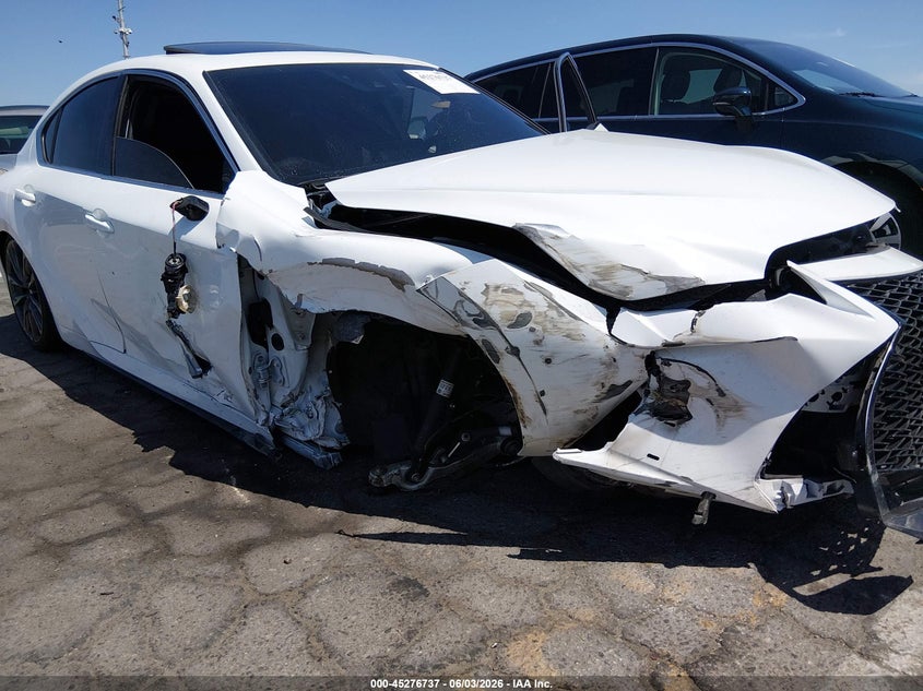 2024 Lexus Is VIN JTHGZ1B21R5079749 IAAI salvage auction — FRONT & REAR, Salvage Title, sold $7,350 on 2026-07-16 (photo 6)
