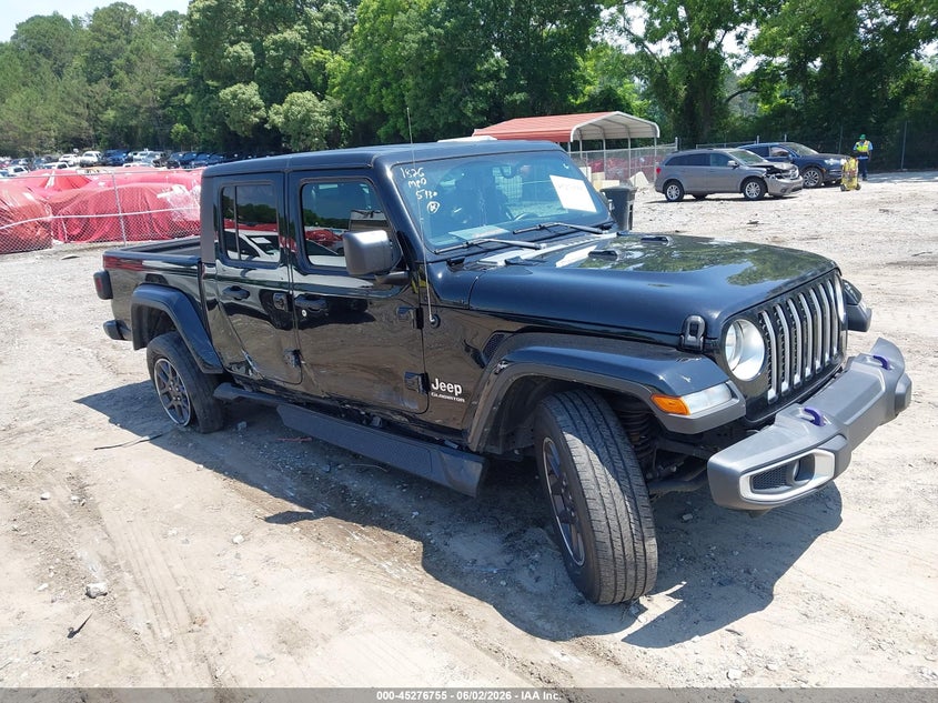 2022 Jeep Gladiator VIN 1C6HJTFG8NL131826 IAAI salvage auction — RIGHT SIDE, Salvage (Georgia), sold $11,300 on 2026-07-31 (photo 1)