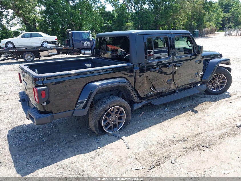 2022 Jeep Gladiator VIN 1C6HJTFG8NL131826 IAAI salvage auction — RIGHT SIDE, Salvage (Georgia), sold $11,300 on 2026-07-31 (photo 4)