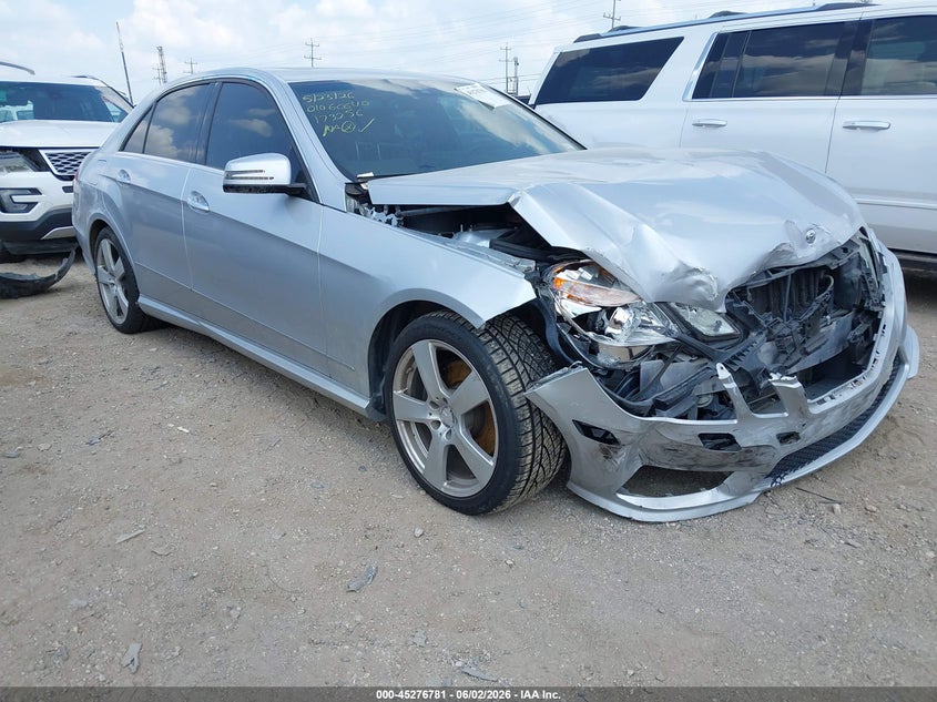 2010 Mercedes-benz E-klasse VIN WDDHF5GBXAA173256 IAAI salvage auction — FRONT END, Salvage (Texas), sold $925 on 2026-07-06 (photo 1)