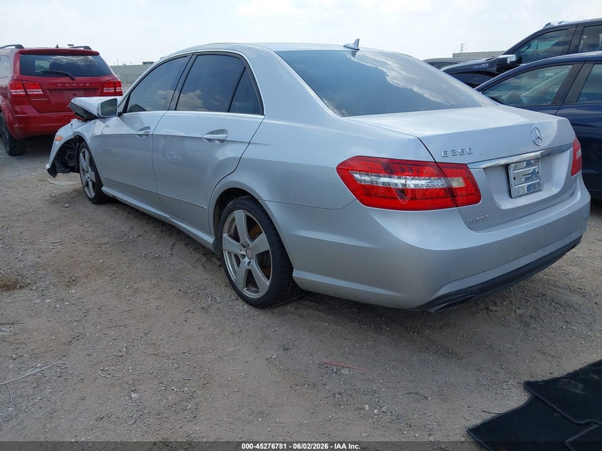 2010 Mercedes-benz E-klasse VIN WDDHF5GBXAA173256 IAAI salvage auction — FRONT END, Salvage (Texas), sold $925 on 2026-07-06 (photo 3)