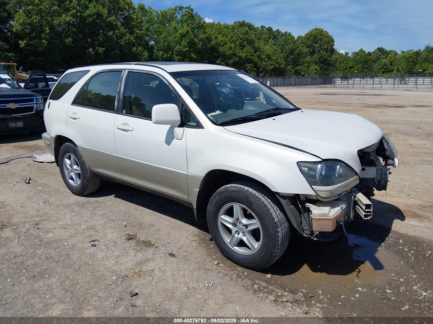 2000 Lexus Rx 300 VIN JT6GF10U3Y0060752 IAAI salvage auction — FRONT END, Salvage (Tennessee), sold $300 on 2026-07-15 (photo 1)