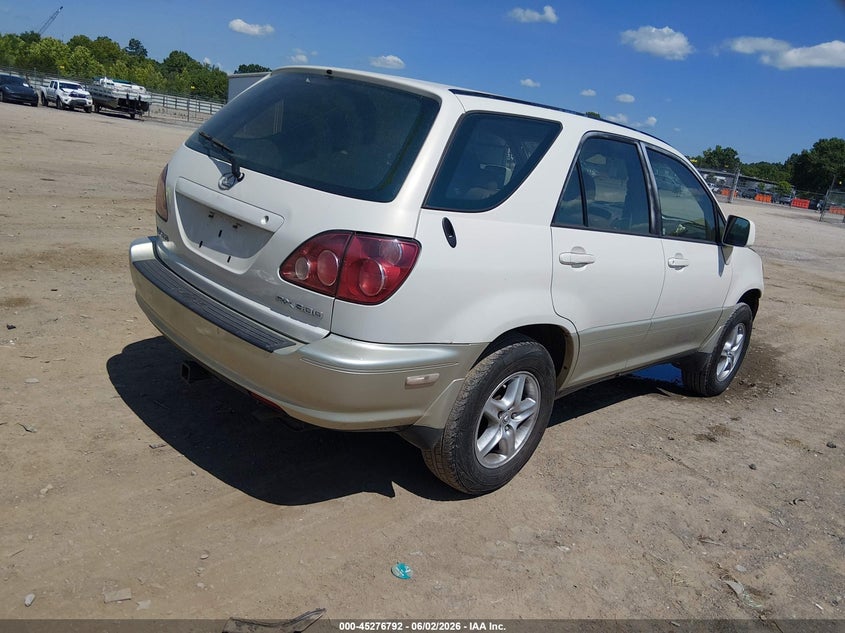 2000 Lexus Rx 300 VIN JT6GF10U3Y0060752 IAAI salvage auction — FRONT END, Salvage (Tennessee), sold $300 on 2026-07-15 (photo 4)