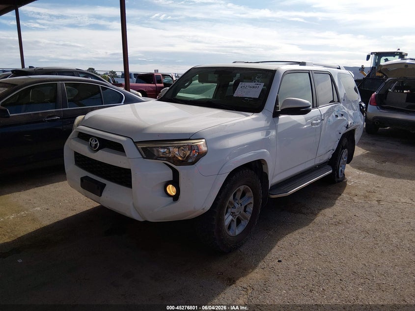 2018 Toyota 4runner VIN JTEBU5JR9J5529177 IAAI salvage auction — LEFT SIDE, Original (Texas), sold $13,150 on 2026-07-22 (photo 2)