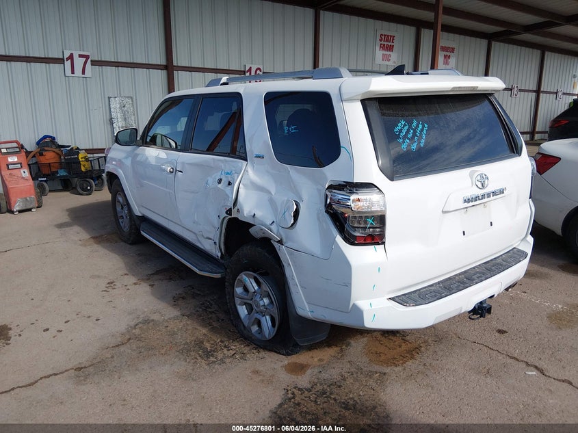 2018 Toyota 4runner VIN JTEBU5JR9J5529177 IAAI salvage auction — LEFT SIDE, Original (Texas), sold $13,150 on 2026-07-22 (photo 3)