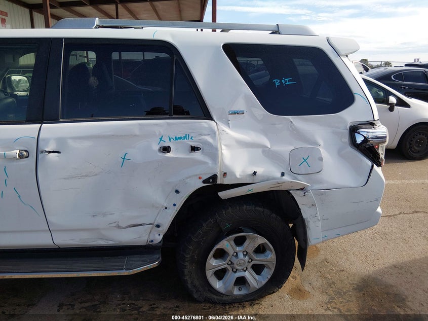 2018 Toyota 4runner VIN JTEBU5JR9J5529177 IAAI salvage auction — LEFT SIDE, Original (Texas), sold $13,150 on 2026-07-22 (photo 6)