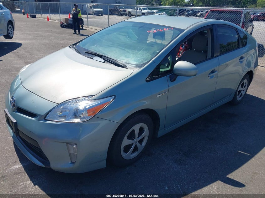 2013 Toyota Prius VIN JTDKN3DU6D1621039 IAAI salvage auction — NORMAL WEAR, Clear (Georgia), sold $1,475 on 2026-07-08 (photo 2)