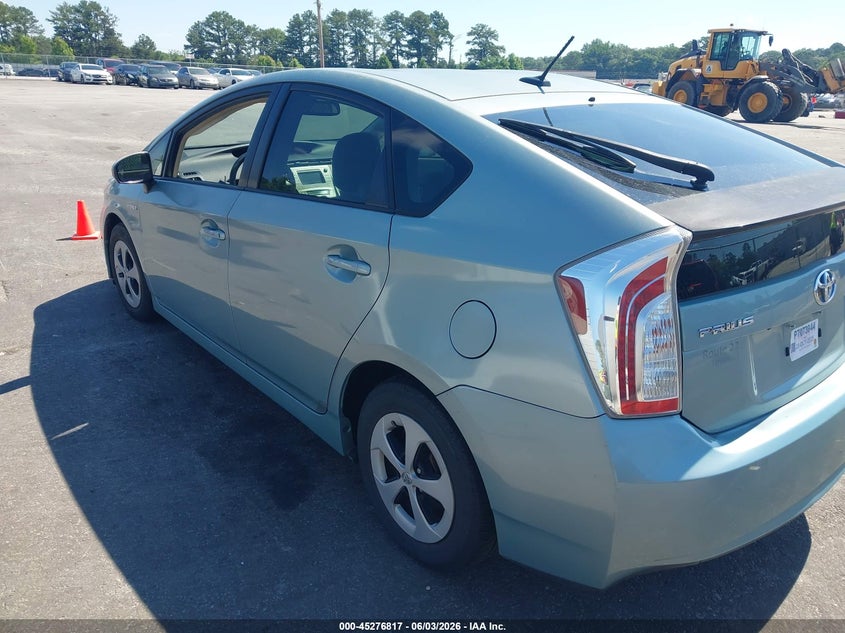 2013 Toyota Prius VIN JTDKN3DU6D1621039 IAAI salvage auction — NORMAL WEAR, Clear (Georgia), sold $1,475 on 2026-07-08 (photo 3)