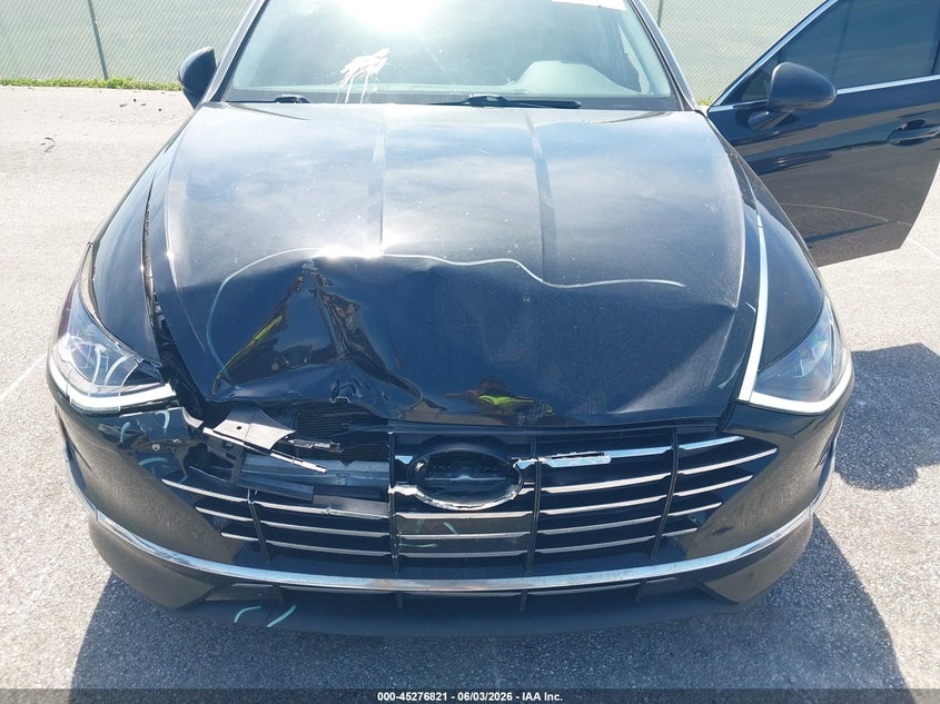 2020 Hyundai Sonata VIN 5NPEG4JA6LH056287 IAAI salvage auction — FRONT END, Salvage Title, sold $3,650 on 2026-07-16 (photo 6)
