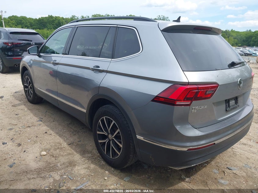 2021 Volkswagen Tiguan VIN 3VV2B7AX2MM019385 IAAI salvage auction — REAR END, Salvage (Massachusetts), sold $8,000 on 2026-08-22 (photo 3)