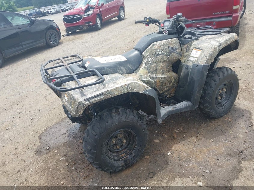 2018 Honda Trx VIN 1HFTE47E1J4300153 IAAI salvage auction — ROLLOVER, Clear (Arkansas), sold $2,200 on 2026-07-08 (photo 4)