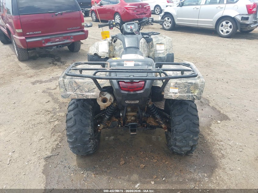 2018 Honda Trx VIN 1HFTE47E1J4300153 IAAI salvage auction — ROLLOVER, Clear (Arkansas), sold $2,200 on 2026-07-08 (photo 6)