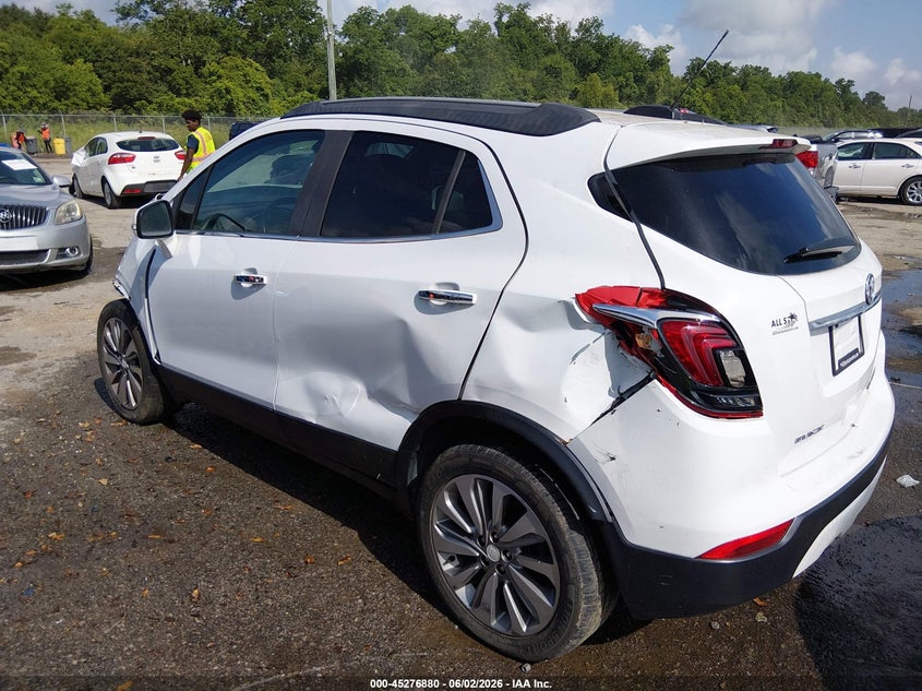 2017 Buick Encore VIN KL4CJASBXHB073062 IAAI salvage auction — NORMAL WEAR, Salvage (Louisiana), sold $25 on 2026-07-28 (photo 3)
