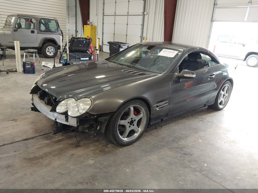 2003 Mercedes-benz Sl-class VIN WDBSK75F33F045104 IAAI salvage auction — FRONT END, Bill Of Sale (Colorado), sold $225 on 2026-07-22 (photo 2)