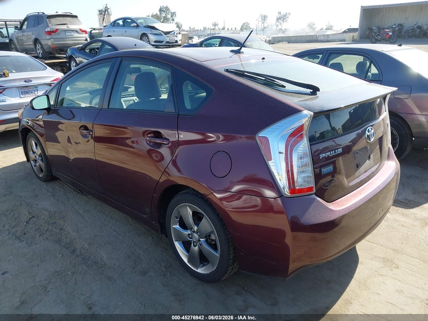 2013 Toyota Prius VIN JTDKN3DU1D5613245 IAAI salvage auction — FRONT END, Salvage Title, sold $1,400 on 2026-07-15 (photo 3)