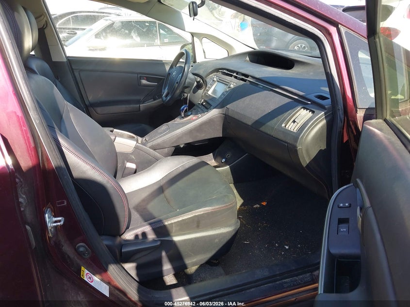 2013 Toyota Prius VIN JTDKN3DU1D5613245 IAAI salvage auction — FRONT END, Salvage Title, sold $1,400 on 2026-07-15 (photo 5)