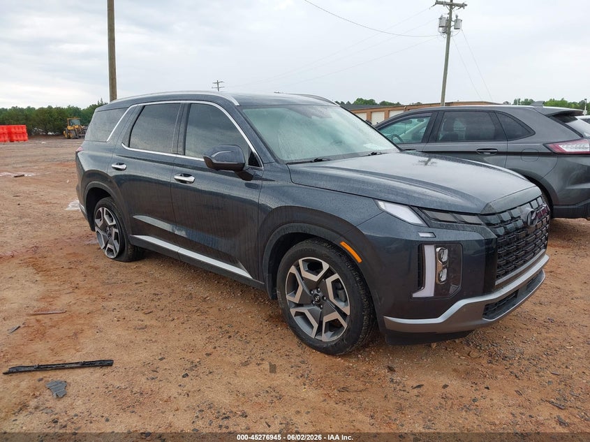 2025 Hyundai Palisade VIN KM8R4DGE7SU820958 IAAI salvage auction — LEFT SIDE, Salvage Title, sold $16,250 on 2026-07-27 (photo 1)