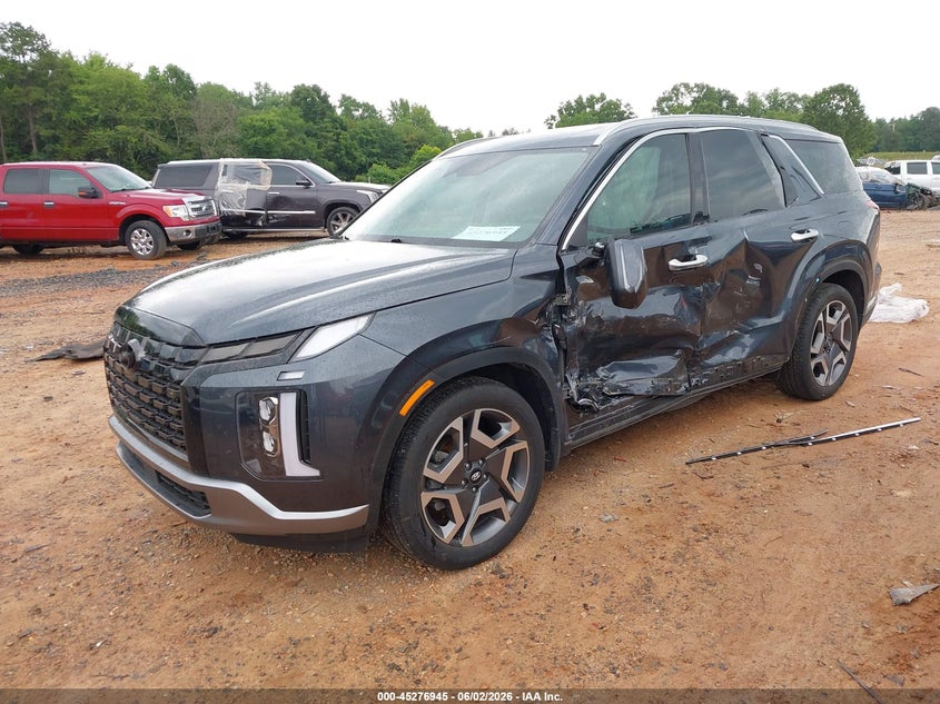 2025 Hyundai Palisade VIN KM8R4DGE7SU820958 IAAI salvage auction — LEFT SIDE, Salvage Title, sold $16,250 on 2026-07-27 (photo 2)