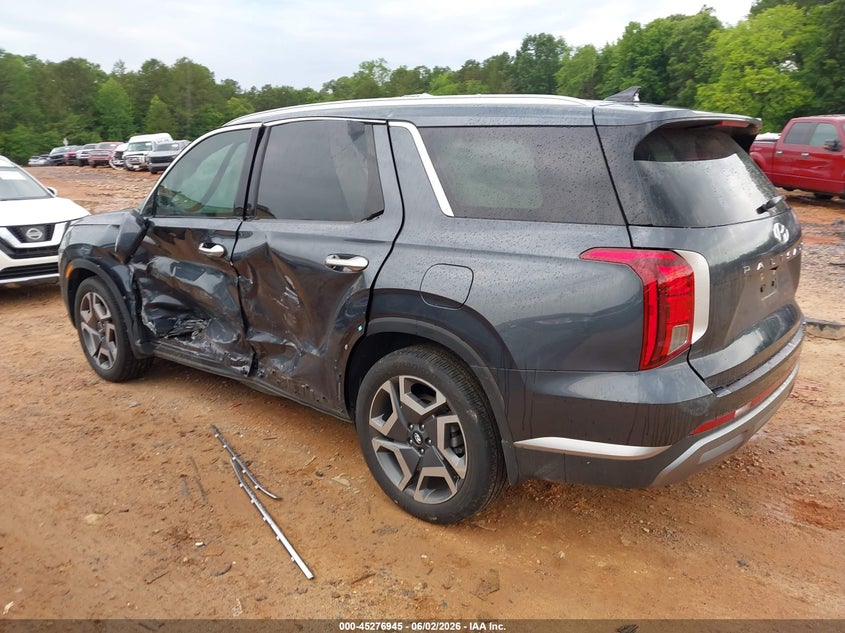 2025 Hyundai Palisade VIN KM8R4DGE7SU820958 IAAI salvage auction — LEFT SIDE, Salvage Title, sold $16,250 on 2026-07-27 (photo 3)