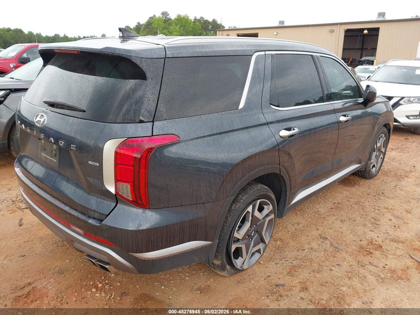 2025 Hyundai Palisade VIN KM8R4DGE7SU820958 IAAI salvage auction — LEFT SIDE, Salvage Title, sold $16,250 on 2026-07-27 (photo 4)