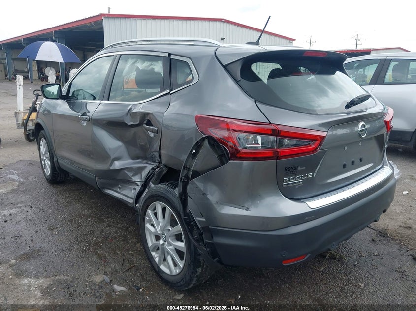 2020 Nissan Rogue VIN JN1BJ1CV3LW281010 IAAI salvage auction — SIDE, Salvage Title, sold $2,875 on 2026-07-21 (photo 3)