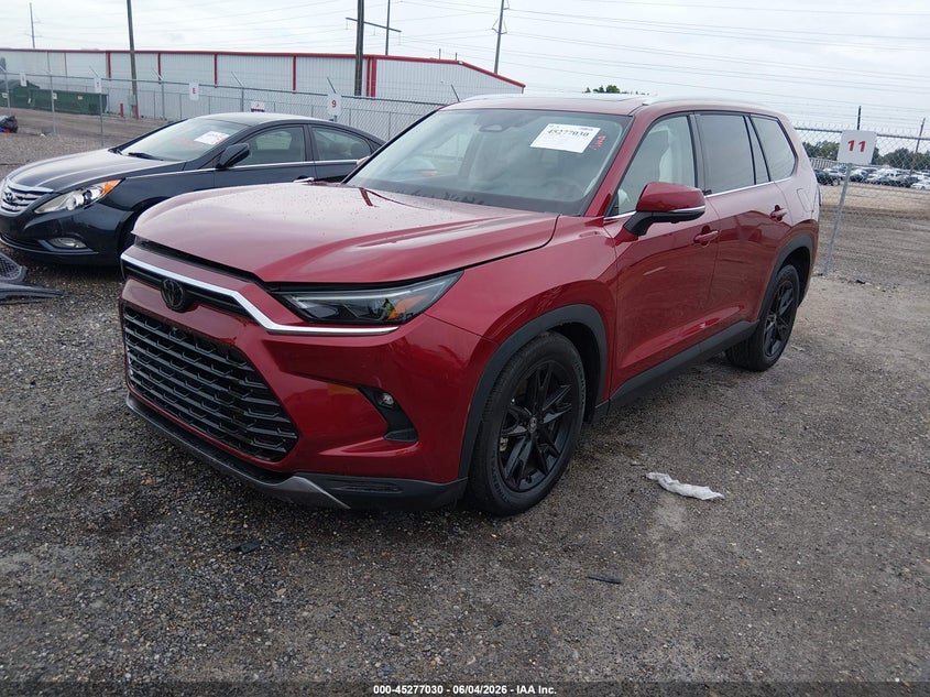 2025 Toyota Highlander VIN 5TDAAAB50SS086930 IAAI salvage auction — RIGHT FRONT, Salvage Title, sold $18,100 on 2026-07-22 (photo 2)