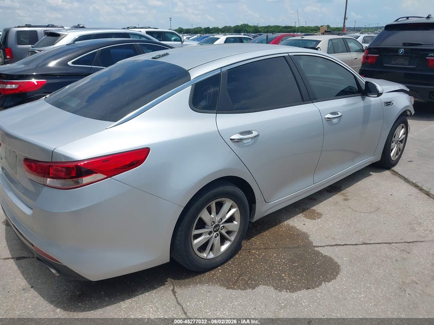 2016 Kia Optima VIN KNAGT4L33G5117360 IAAI salvage auction — NORMAL WEAR, Original (Texas), sold $1,075 on 2026-07-13 (photo 4)