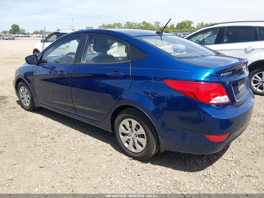 2016 Hyundai Accent VIN KMHCT4AE0GU045718 IAAI salvage auction — RIGHT SIDE, Salvage (Illinois), sold $500 on 2026-07-08 (photo 3)