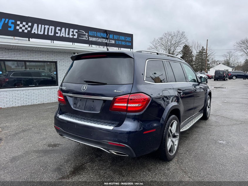 2018 Mercedes-benz Gls-class VIN 4JGDF7DE1JB117151 IAAI salvage auction — UNKNOWN, Clear (Montana), sold $1,325 on 2026-07-15 (photo 4)