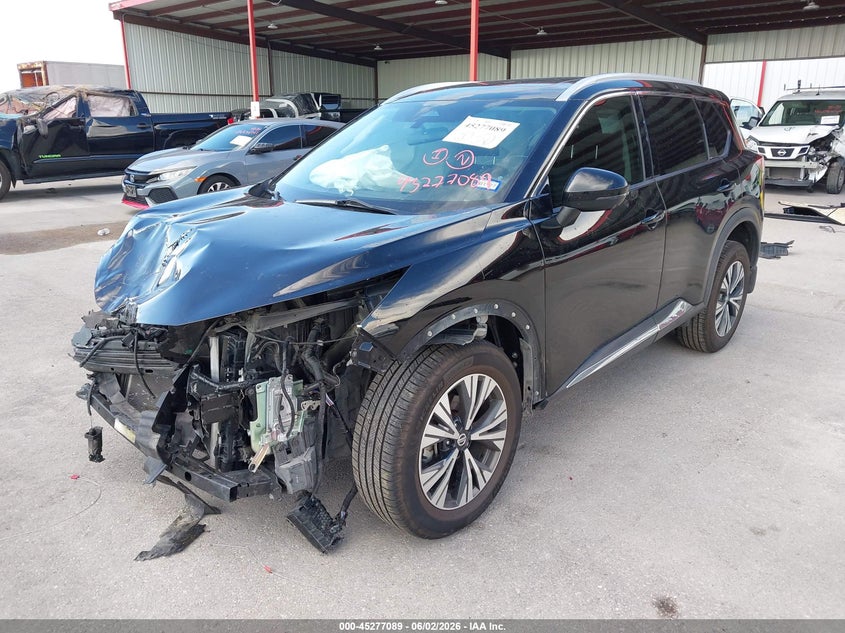 2021 Nissan Rogue VIN 5N1AT3BA7MC821339 IAAI salvage auction — FRONT END, Salvage Title, sold $2,200 on 2026-07-30 (photo 2)