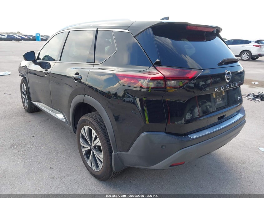 2021 Nissan Rogue VIN 5N1AT3BA7MC821339 IAAI salvage auction — FRONT END, Salvage Title, sold $2,200 on 2026-07-30 (photo 3)