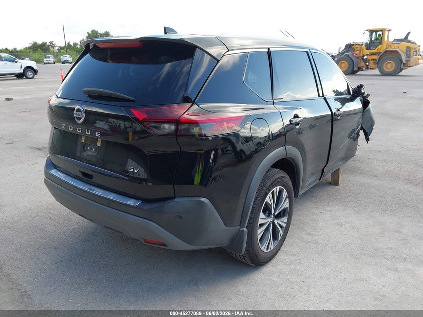 2021 Nissan Rogue VIN 5N1AT3BA7MC821339 IAAI salvage auction — FRONT END, Salvage Title, sold $2,200 on 2026-07-30 (photo 4)