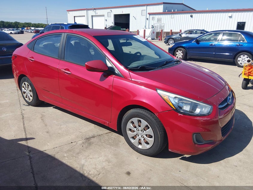 2015 Hyundai Accent VIN KMHCT4AE3FU911331 IAAI salvage auction — NORMAL WEAR, Salvage Title, sold $250 on 2026-07-21 (photo 1)