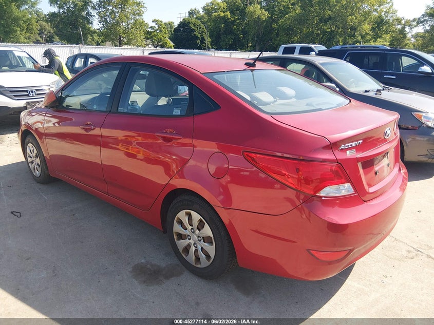 2015 Hyundai Accent VIN KMHCT4AE3FU911331 IAAI salvage auction — NORMAL WEAR, Salvage Title, sold $250 on 2026-07-21 (photo 3)