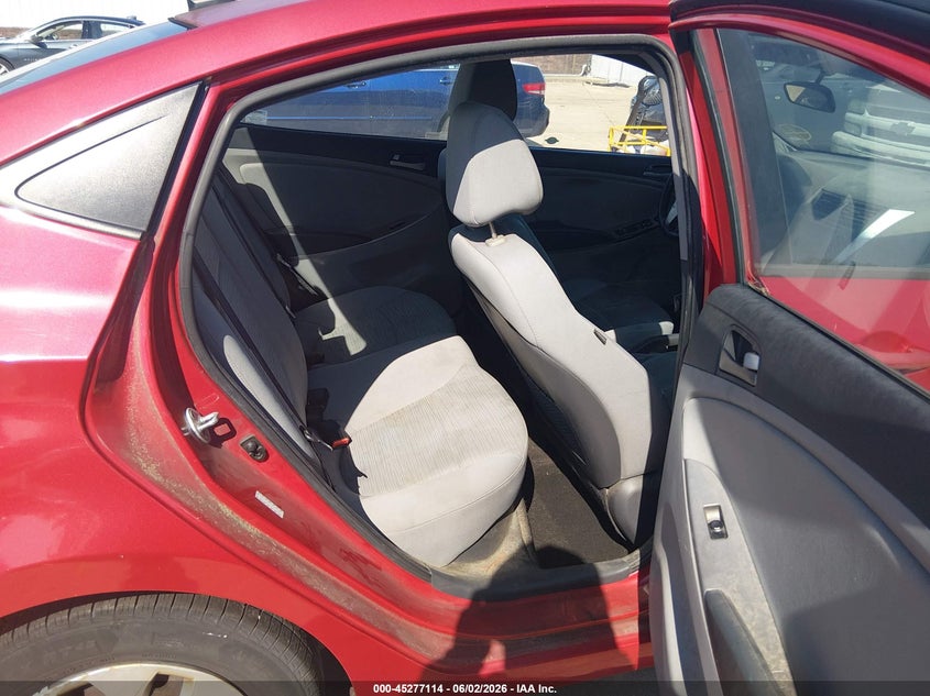 2015 Hyundai Accent VIN KMHCT4AE3FU911331 IAAI salvage auction — NORMAL WEAR, Salvage Title, sold $250 on 2026-07-21 (photo 8)