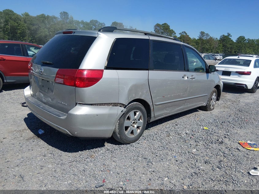 2004 Toyota Sienna VIN 5TDZA23C74S167058 IAAI salvage auction — LEFT FRONT, Salvage (South Carolina), sold $25 on 2026-07-28 (photo 4)