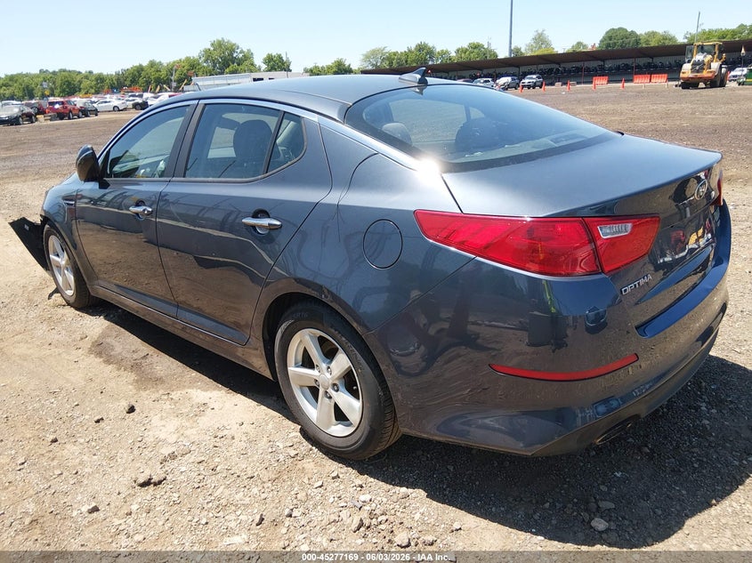 2015 Kia Optima VIN KNAGM4A79F5611112 IAAI salvage auction — FRONT END, Salvage Title, sold $800 on 2026-07-08 (photo 3)