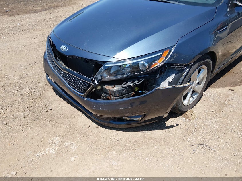 2015 Kia Optima VIN KNAGM4A79F5611112 IAAI salvage auction — FRONT END, Salvage Title, sold $800 on 2026-07-08 (photo 6)