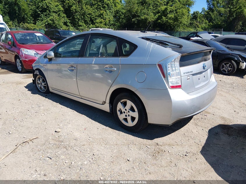 2011 Toyota Prius VIN JTDKN3DU3B5341973 IAAI salvage auction — FRONT END, Clear (Maryland), sold $900 on 2026-07-16 (photo 3)