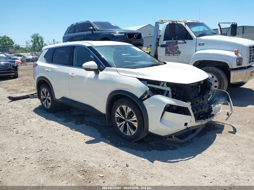 2021 Nissan Rogue VIN JN8AT3BB0MW204297 IAAI salvage auction — FRONT END, Salvage Title, sold $5,800 on 2026-07-13 (photo 1)