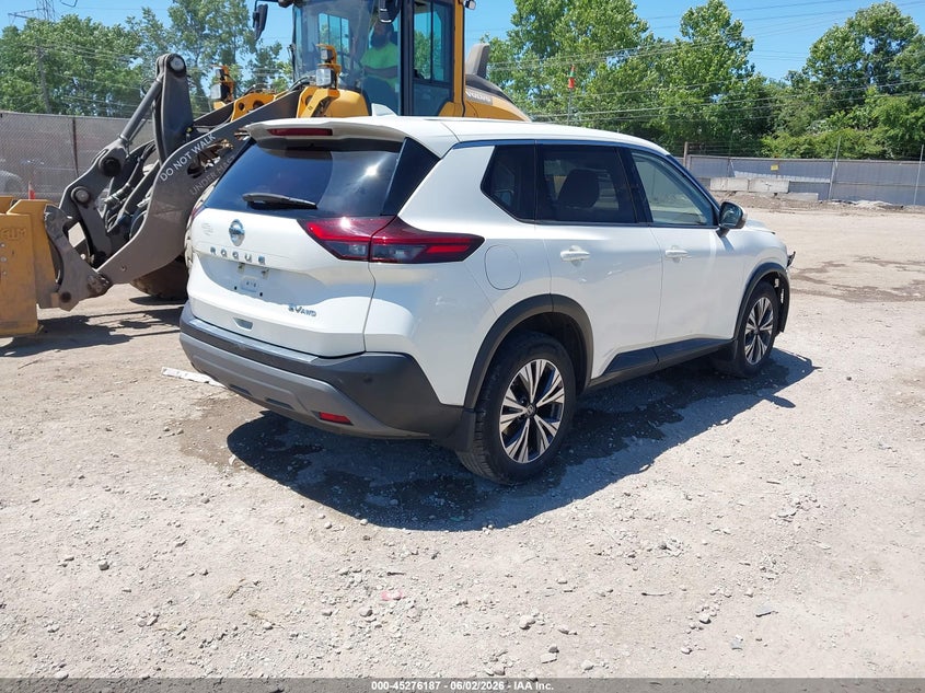 2021 Nissan Rogue VIN JN8AT3BB0MW204297 IAAI salvage auction — FRONT END, Salvage Title, sold $5,800 on 2026-07-13 (photo 4)