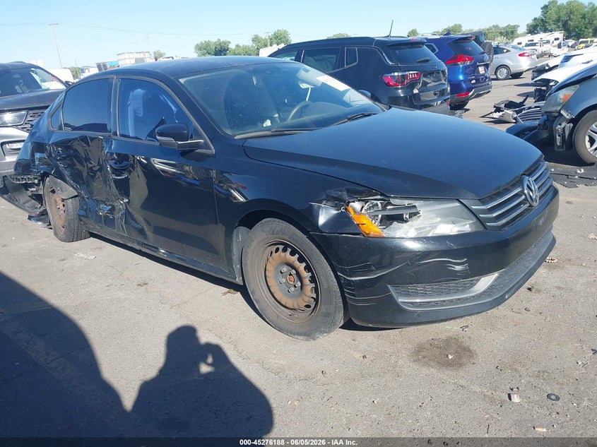 2014 Volkswagen Passat VIN 1VWAS7A32EC052703 IAAI salvage auction — REAR END, Salvage Title, sold $550 on 2026-07-09 (photo 1)