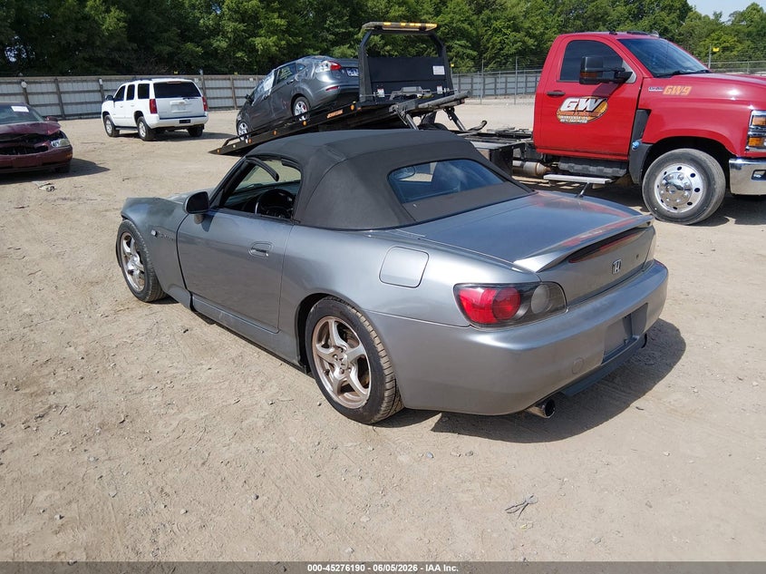 2001 Honda S2000 VIN JHMAP11451T006298 IAAI salvage auction — LEFT FRONT, Salvage (Tennessee), sold $7,450 on 2026-07-08 (photo 3)