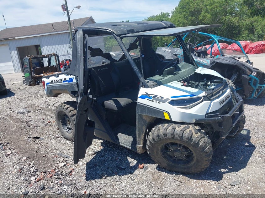 2024 Polaris Ranger VIN 4XAE3GC42R8454437 IAAI salvage auction — RIGHT SIDE, Salvage Title, sold $7,750 on 2026-07-22 (photo 1)