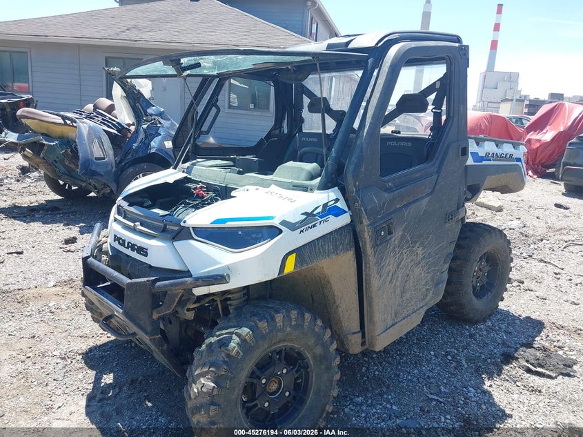 2024 Polaris Ranger VIN 4XAE3GC42R8454437 IAAI salvage auction — RIGHT SIDE, Salvage Title, sold $7,750 on 2026-07-22 (photo 2)