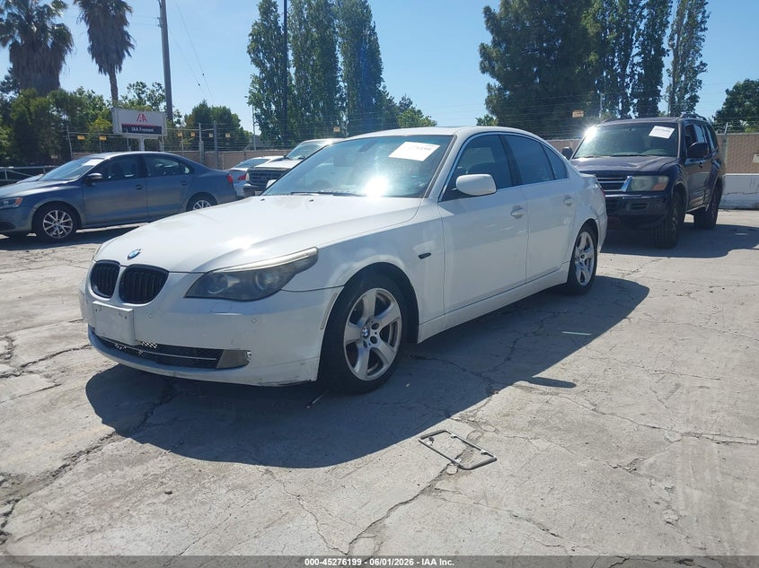 2008 BMW 5 series VIN WBANW13518CZ83506 IAAI salvage auction — NORMAL WEAR, Clear - Dealer Only (California), sold $400 on 2026-07-13 (photo 2)