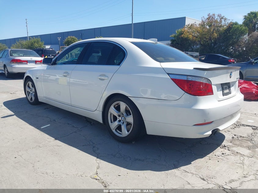 2008 BMW 5 series VIN WBANW13518CZ83506 IAAI salvage auction — NORMAL WEAR, Clear - Dealer Only (California), sold $400 on 2026-07-13 (photo 3)
