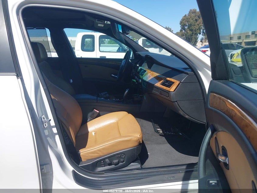 2008 BMW 5 series VIN WBANW13518CZ83506 IAAI salvage auction — NORMAL WEAR, Clear - Dealer Only (California), sold $400 on 2026-07-13 (photo 5)